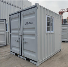 Load image into Gallery viewer, 9FT A GRADE SHIPPING CONTAINER WITH SINGLE ENTRY DOOR & WINDOW**AVAILABLE NOW**