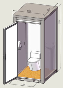 SINGLE TOILET WITH BASIN! AVAILABLE NOW!