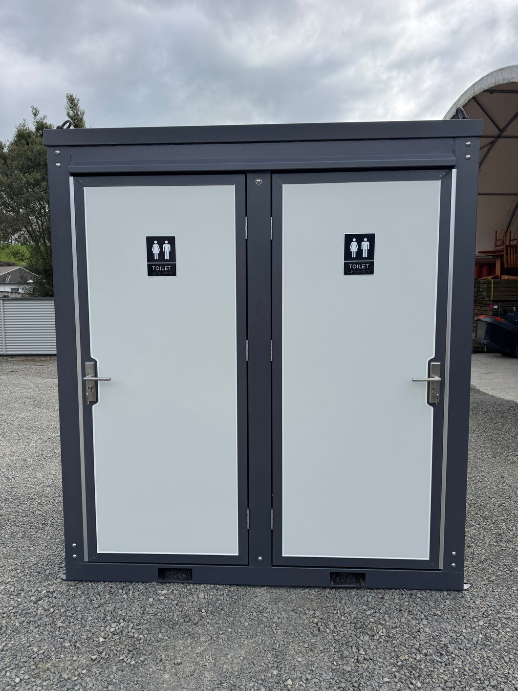 DOUBLE TOILET WITH BASIN -AVAILABLE NOW!
