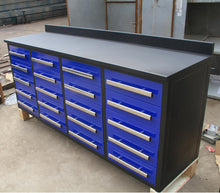 Load image into Gallery viewer, 20 DRAW BLUE WORK BENCH! AVAILABLE NOW!
