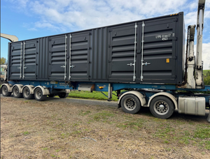 40FT H/C 3 SIDE DOOR NEW BUILD SHIPPING CONTAINER ****BLACK, SINGLE TRIP,NEW****