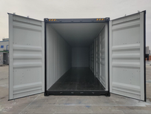 Load image into Gallery viewer, 40FT H/C 3 SIDE DOOR NEW BUILD SHIPPING CONTAINER ****BLACK, SINGLE TRIP,NEW****
